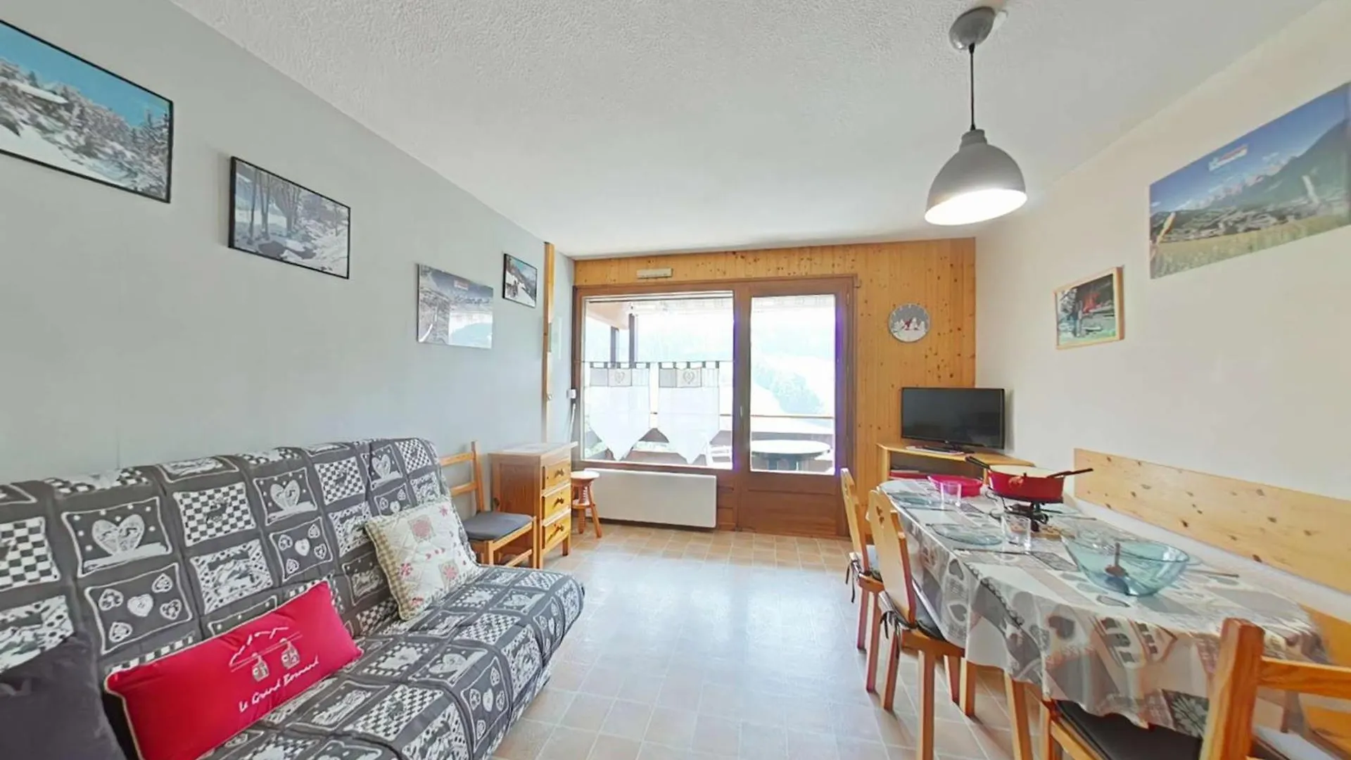 Studio Cabine 4 Pers Avec Terrasse Et Garage, Proche Navettes Ski - Le Grand-Bornand - Fr-1-241-242